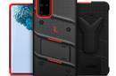 Zizo Bolt Cover - Pancerne etui Samsung Galaxy S20+ oraz podstawka & uchwyt do paska (Black/Red) - zdjęcie 3