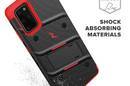 Zizo Bolt Cover - Pancerne etui Samsung Galaxy S20+ oraz podstawka & uchwyt do paska (Black/Red) - zdjęcie 5