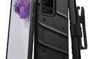 Zizo Bolt Cover - Pancerne etui Samsung Galaxy S20 Ultra oraz podstawka & uchwyt do paska (Black/Black) - zdjęcie 1