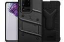 Zizo Bolt Cover - Pancerne etui Samsung Galaxy S20 Ultra oraz podstawka & uchwyt do paska (Black/Black) - zdjęcie 3