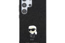 Karl Lagerfeld Fixed Glitter Ikonik Logo Metal Pin - Etui Samsung Galaxy S24 Ultra (czarny) - zdjęcie 3
