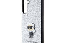 Karl Lagerfeld Fixed Glitter Ikonik Logo Metal Pin - Etui Samsung Galaxy S24 (srebrny) - zdjęcie 6