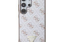 Guess 4G Triangle Metal Logo - Etui Samsung Galaxy S24 Ultra (biały) - zdjęcie 3