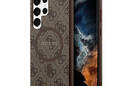 Guess 4G Collection Leather Metal Logo MagSafe - Etui Samsung Galaxy S24 Ultra (bršzowy) - zdjęcie 1