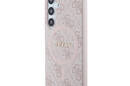 Guess 4G Collection Leather Metal Logo MagSafe - Etui Samsung Galaxy S24 (różowy) - zdjęcie 2