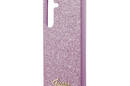 Guess Glitter Flakes Metal Logo Case - Etui Samsung Galaxy S24 (fioletowy) - zdjęcie 6