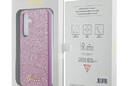 Guess Glitter Flakes Metal Logo Case - Etui Samsung Galaxy S24 (fioletowy) - zdjęcie 8