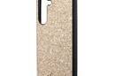 Guess Glitter Flakes Metal Logo Case - Etui Samsung Galaxy S24 (złoty) - zdjęcie 6