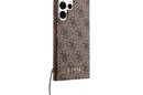 Guess 4G Charms Collection - Etui Samsung Galaxy S24 Ultra (bršzowy) - zdjęcie 4