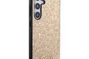 Guess Glitter Flakes Metal Logo Case - Etui Samsung Galaxy S24 (złoty) - zdjęcie 4