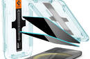 Spigen GLAS.TR EZ FIT Privacy 2-Pack - Szkło hartowane z filtrem prywatyzujšcym do Samsung Galaxy S24 2 szt - zdjęcie 9