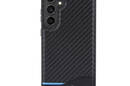 BMW Leather Carbon Blue Line - Etui Samsung Galaxy S24+ (czarny) - zdjęcie 3