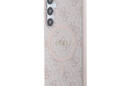 Guess 4G Collection Leather Metal Logo MagSafe - Etui Samsung Galaxy S24+ (różowy) - zdjęcie 2