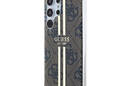 Guess IML 4G Gold Stripe - Etui Samsung Galaxy S24 Ultra (bršzowy) - zdjęcie 2