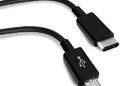 PURO Type-C Charge & Sync Cable - Kabel USB-C 3.1 na Micro USB do ładowania & synchronizacji danych, 2A, 480 Mbps, 1m (czarny) - zdjęcie 2