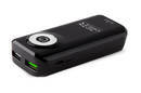 PURO Universal External Fast Charger Battery - Uniwersalny Power Bank 4000 mAh, 2 x USB, 2.4 A (czarny) - zdjęcie 4