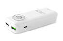 PURO Universal External Fast Charger Battery - Uniwersalny Power Bank 4000 mAh, 2 x USB, 2.4 A (biały) - zdjęcie 4