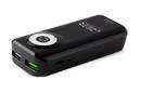 PURO Universal External Fast Charger Battery - Uniwersalny Power Bank 5200 mAh, 2 x USB, 2.4 A (czarny) - zdjęcie 4