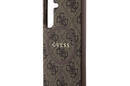 Guess 4G Collection Leather Metal Logo MagSafe - Etui Samsung Galaxy S24 (bršzowy) - zdjęcie 6