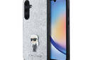 Karl Lagerfeld Fixed Glitter Ikonik Logo Metal Pin - Etui Samsung Galaxy A55 5G (srebrny) - zdjęcie 1
