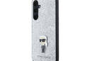 Karl Lagerfeld Fixed Glitter Ikonik Logo Metal Pin - Etui Samsung Galaxy A35 5G (srebrny) - zdjęcie 2
