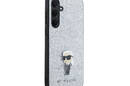 Karl Lagerfeld Fixed Glitter Ikonik Logo Metal Pin - Etui Samsung Galaxy A35 5G (srebrny) - zdjęcie 4