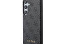 Guess 4G Metal Gold Logo - Etui Samsung Galaxy S24 (czarny) - zdjęcie 2