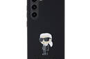 Karl Lagerfeld Silicone Ikonik Metal Pin - Etui Samsung Galaxy S24 (czarny) - zdjęcie 3