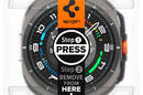 Spigen GLAS.TR EZ FIT 2-Pack - Szkło hartowane do Samsung Galaxy Watch Ultra 47 mm (2025/2024) (2 szt) - zdjęcie 2