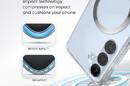 Speck Presidio Perfect-Clear Magnet - Etui Samsung Galaxy S25+ / S24+ MagSafe (Clear / Chrome Finish / Serene Silver) - zdjęcie 3