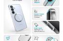 Speck Presidio Perfect-Clear Magnet - Etui Samsung Galaxy S25+ / S24+ MagSafe (Clear / Chrome Finish / Serene Silver) - zdjęcie 7
