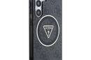 Guess 4G Glitter Triangle Buttons MagSafe - Etui do Samsung Galaxy S25 (czarny) - zdjęcie 4