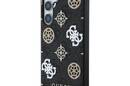Guess 4G Printed Colored Peony Pattern MagSafe - Etui do Samsung Galaxy S25 (czarny) - zdjęcie 2
