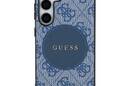 Guess 4G Round Patch Classic Logo MagSafe - Etui do Samsung Galaxy S25+ (niebieski) - zdjęcie 3