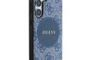 Guess 4G Round Patch Classic Logo MagSafe - Etui do Samsung Galaxy S25+ (niebieski) - zdjęcie 4