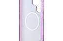 Guess Glitter Flowers Triangle Buttons MagSafe - Etui do Samsung Galaxy S25 Ultra (fioletowy) - zdjęcie 7