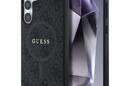 Guess Leather 4G Colored Ring Classic Logo MagSafe - Etui do Samsung Galaxy S25 (czarny) - zdjęcie 1