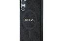 Guess Leather 4G Colored Ring Classic Logo MagSafe - Etui do Samsung Galaxy S25 (czarny) - zdjęcie 2