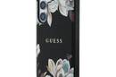 Guess Grained Printed Flower Pattern MagSafe - Etui do Samsung Galaxy S25 (czarny) - zdjęcie 2
