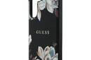 Guess Grained Printed Flower Pattern MagSafe - Etui do Samsung Galaxy S25 (czarny) - zdjęcie 6