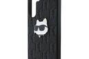 Karl Lagerfeld Leather Monogram Pin Logo Choupette Head - Etui Samsung Galaxy S25 (czarny) - zdjęcie 6
