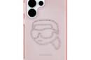 Karl Lagerfeld Rhinestones Karl Head Logo - Etui Samsung Galaxy S25 Ultra (różowy) - zdjęcie 3
