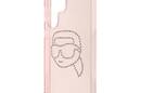 Karl Lagerfeld Rhinestones Karl Head Logo - Etui Samsung Galaxy S25 Ultra (różowy) - zdjęcie 6
