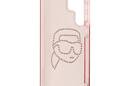 Karl Lagerfeld Rhinestones Karl Head Logo - Etui Samsung Galaxy S25 Ultra (różowy) - zdjęcie 7