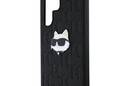 Karl Lagerfeld Leather Monogram Pin Logo Choupette Head - Etui Samsung Galaxy S25 Ultra (czarny) - zdjęcie 6