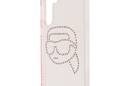 Karl Lagerfeld Rhinestones Karl Head Logo - Etui Samsung Galaxy S25 (różowy) - zdjęcie 6