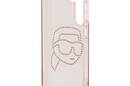 Karl Lagerfeld Rhinestones Karl Head Logo - Etui Samsung Galaxy S25 (różowy) - zdjęcie 7