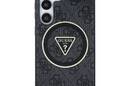 Guess 4G Glitter Triangle Buttons MagSafe - Etui do Samsung Galaxy S25+ (czarny) - zdjęcie 3