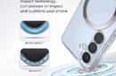 Speck Presidio Perfect-Clear Magnet - Etui Samsung Galaxy S25 / S24 MagSafe (Clear / Chrome Finish / Serene Silver) - zdjęcie 3