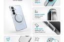 Speck Presidio Perfect-Clear Magnet - Etui Samsung Galaxy S25 / S24 MagSafe (Clear / Chrome Finish / Serene Silver) - zdjęcie 7